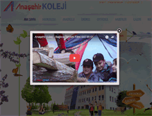 Tablet Screenshot of anasehirkoleji.com